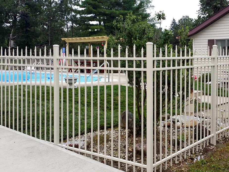 Aluminum decorative fencing in Dayton Ohio