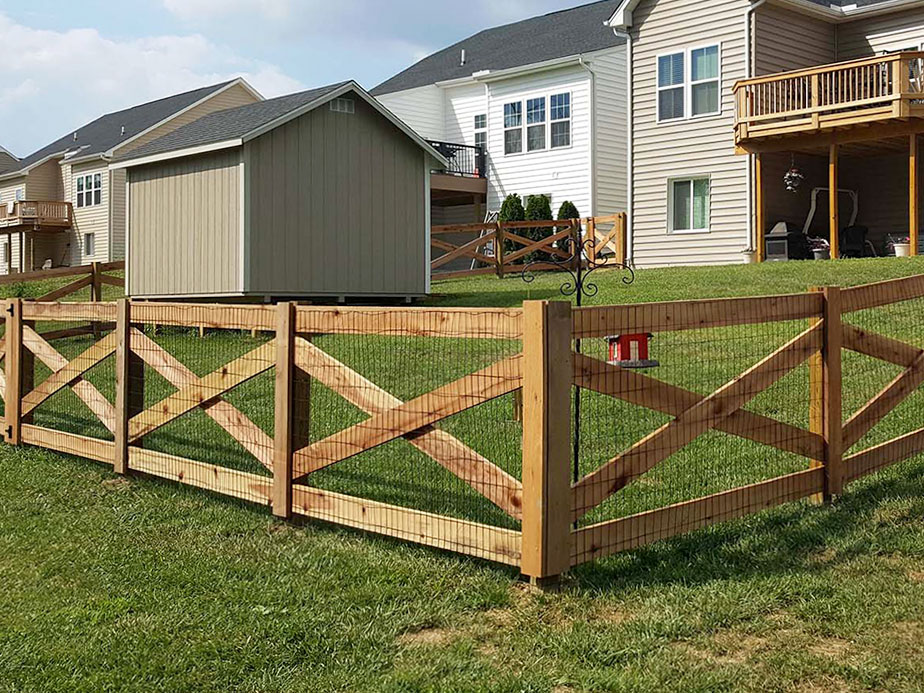 Farm Crossbuck Fence in Dayton Ohio