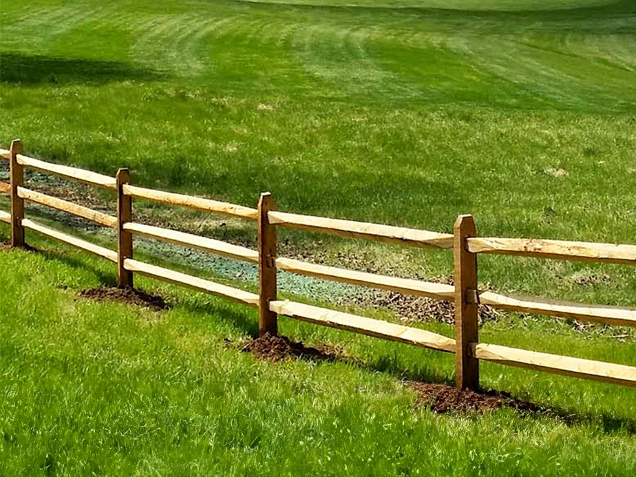 Farm Split Rail Fence in Dayton Ohio