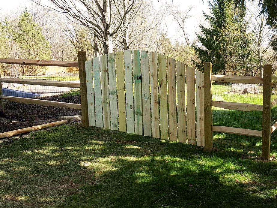 Farm Split Rail Fence in Dayton Ohio