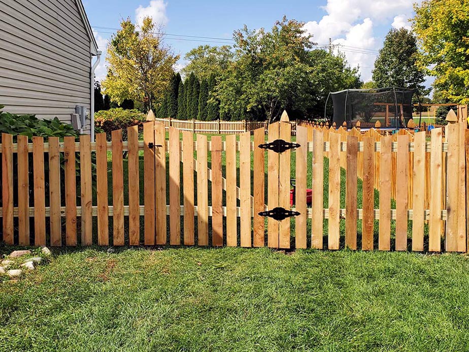 Wood decorative fencing in Dayton Ohio