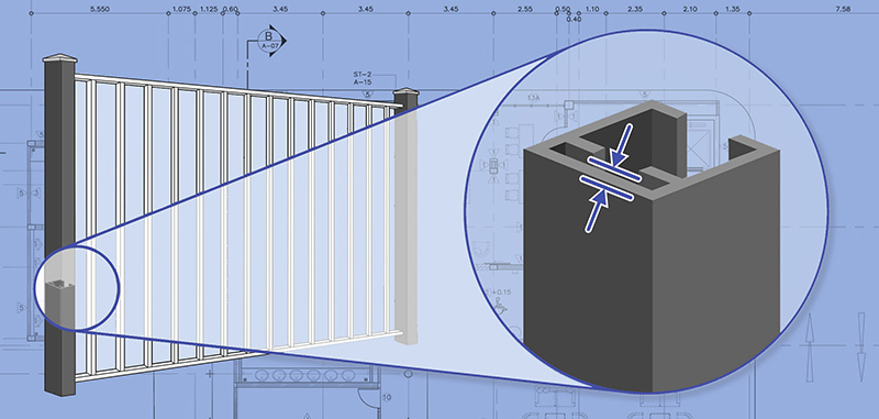 Dayton Ohio Aluminum fence Posts installation company