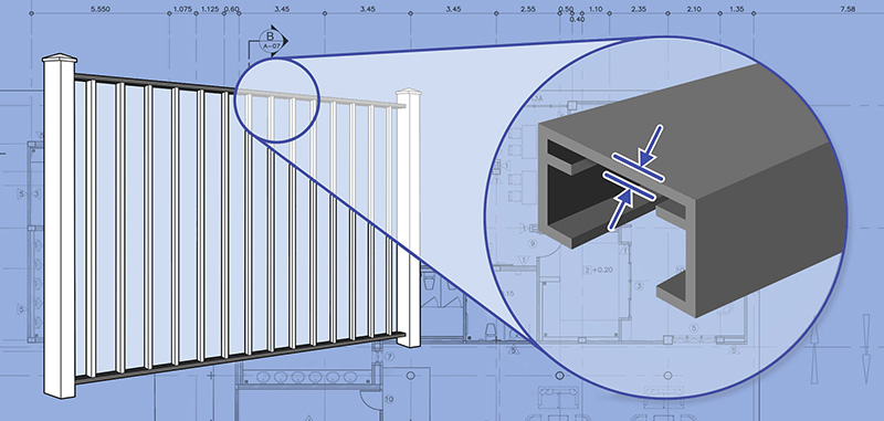 Dayton Ohio Aluminum fence Rails installation company