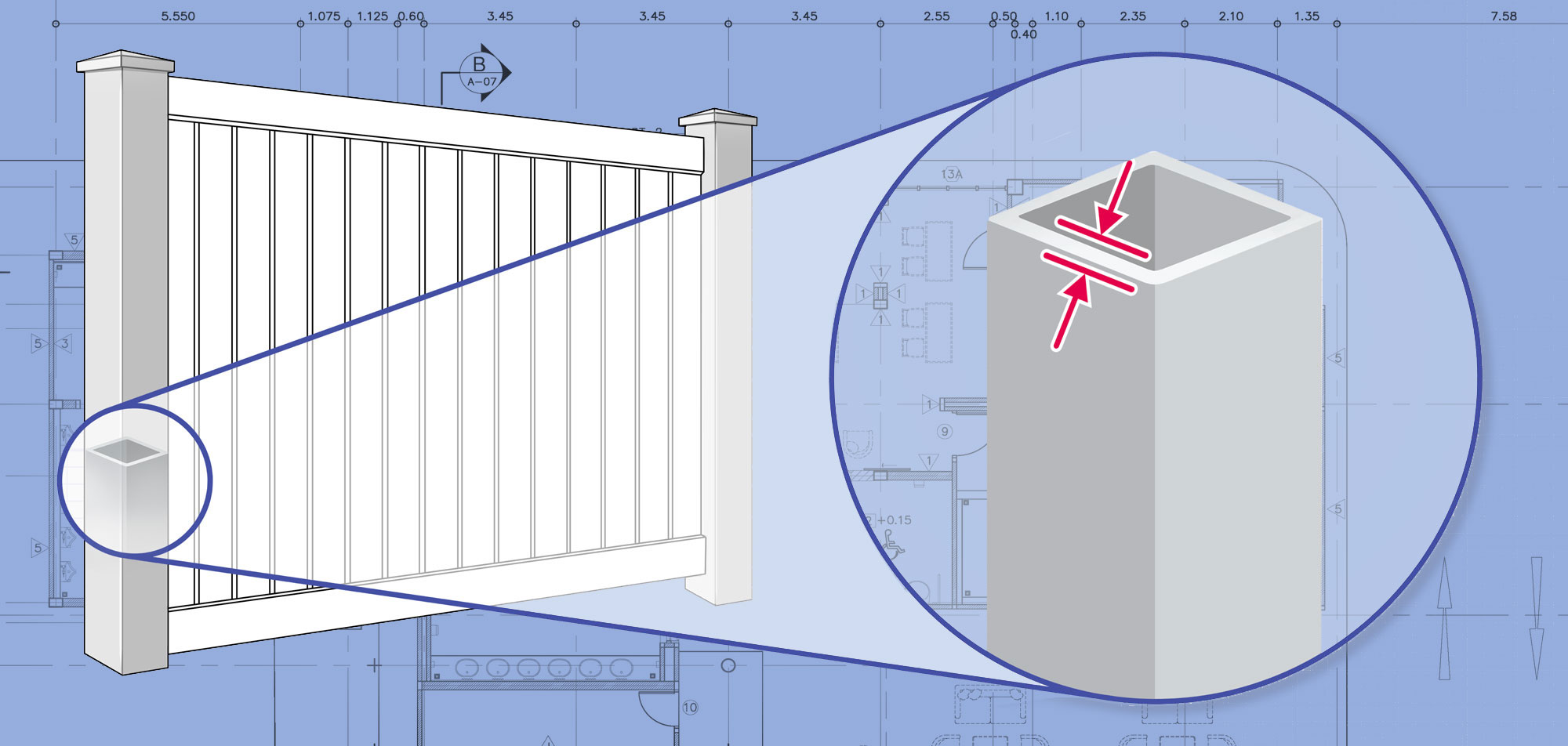 Dayton Ohio Vinyl fence Posts installation company