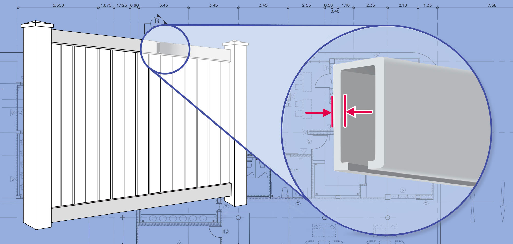 Dayton Ohio Vinyl fence Rails installation company