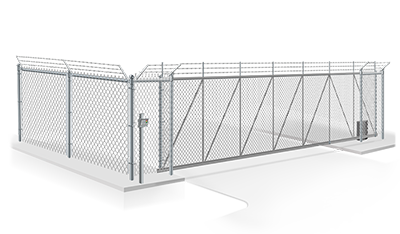 Commercial Cantilever gate installation company in  Miami Township Ohio
