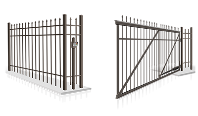 Commercial swing gate installation company in  Miami Township Ohio