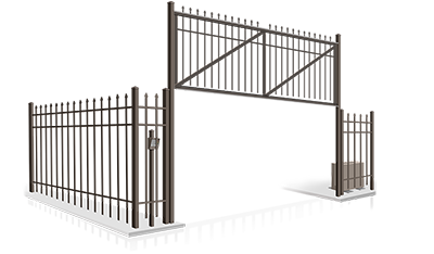 Commercial vertical lift gate installation company in  Miami Township Ohio